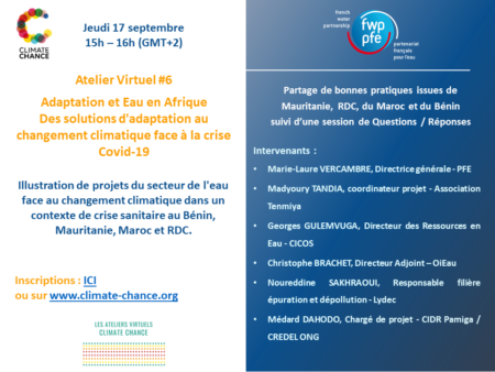 Save the date Atelier Climate Chance 17 septembre
